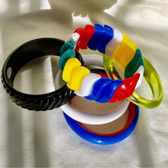 Colorful Bangle Set - Picture 2 of 8